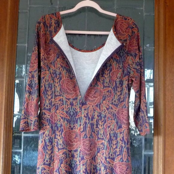 SOFT SURROUNDINGS ALCOTT MAXI DRESS MEDIUM - Picture 5 of 9